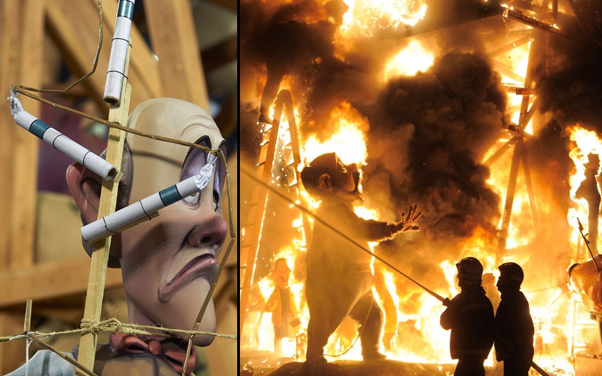 La Cremà Before and After - Image by Xaume Olleros, Getty Images