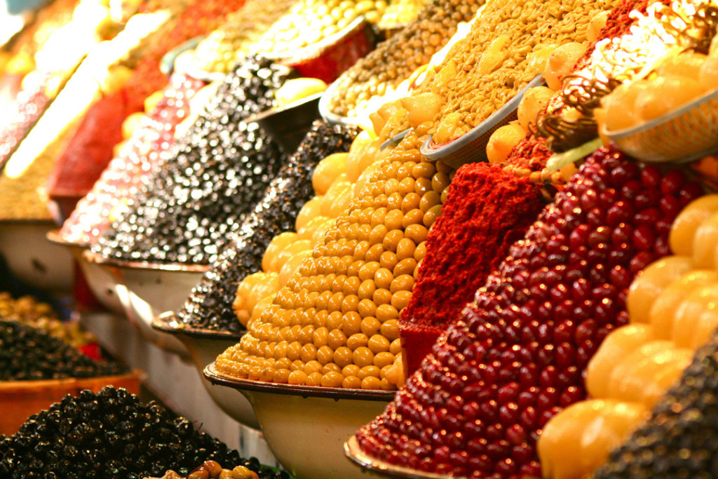 Moroccan-Food-Olives-Market