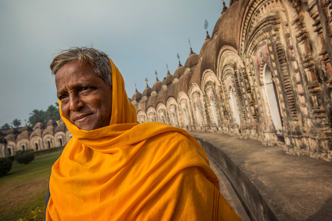 Monks at work in India