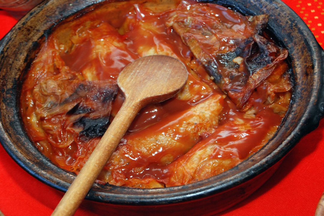 Traditional macedonian food, tavche gravche
