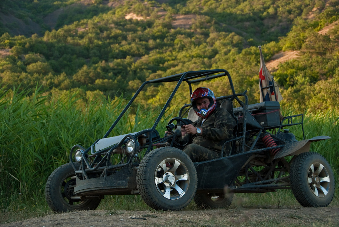 A modern example of a mountain buggy. Photo credit: Serge Segal
