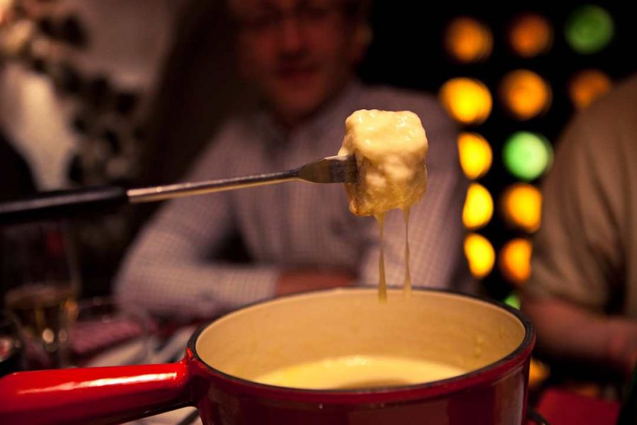 Cheese fondue Switzerland