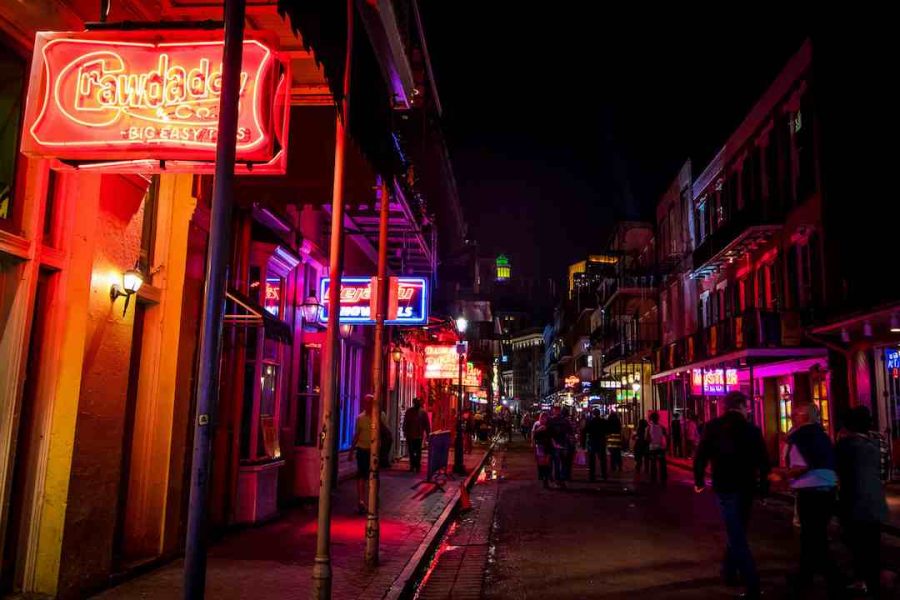 Burbon Street, New Orleans