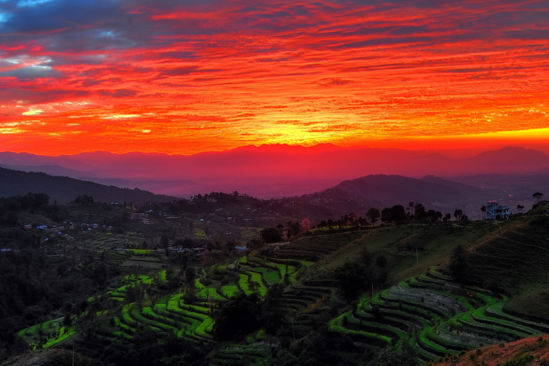 Kathmandu-Valley-sunset