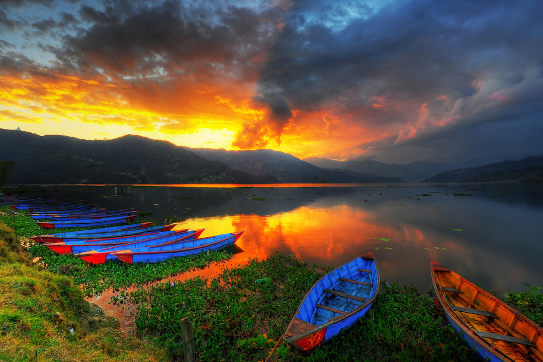 Phewa-Lake-Sunset-Nepal