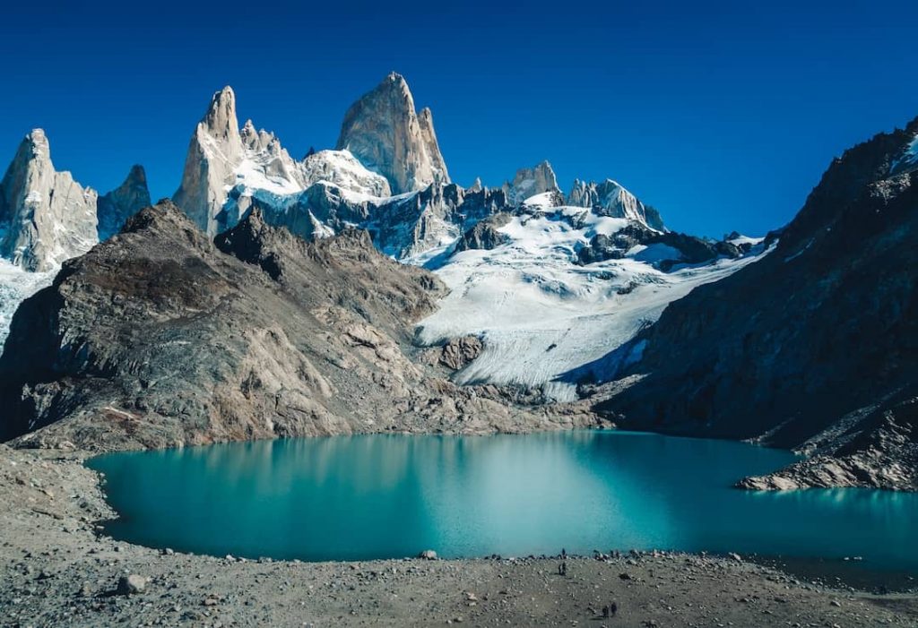 A beautiful lake in a valley 
