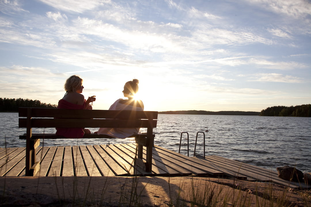 Dock at sunset