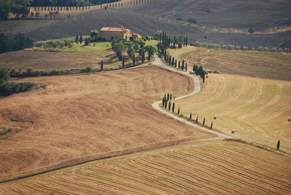 Trail Landscape Val D'orcia Hay Cottage