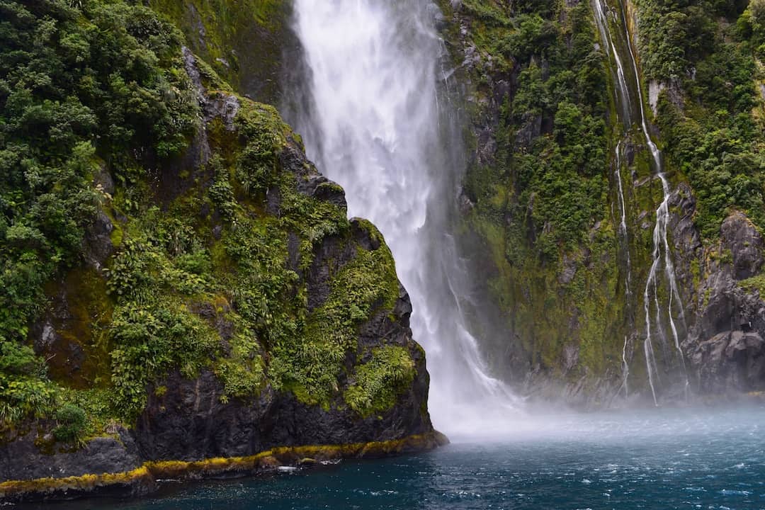 Milford Sound - photograph waterfalls with an iPhone