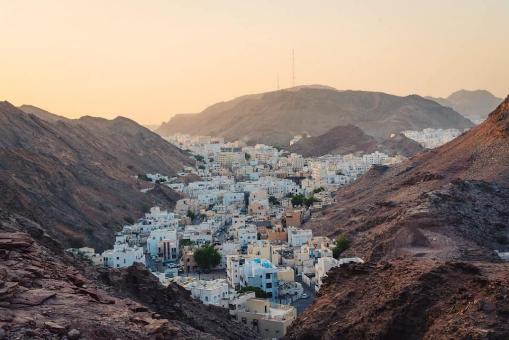The city of Muscat in Oman