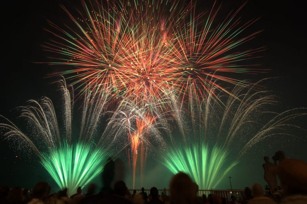 Fireworks over Berlin, Germany