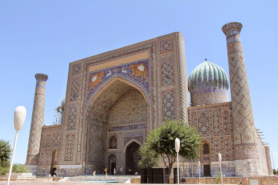 Mosque in Registan Square, Samarkand, Registan