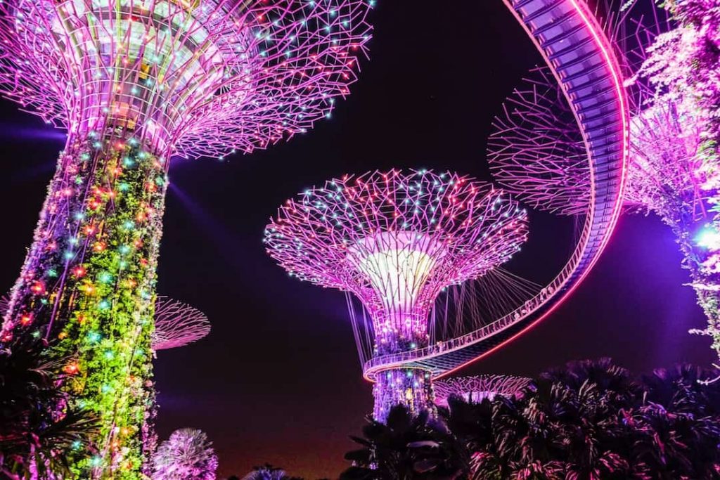 The Supertree Grove at Gardens by the Bay, Singapore