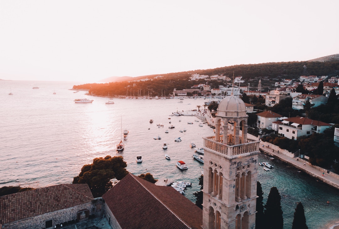 Hvar, Croatia at dusk