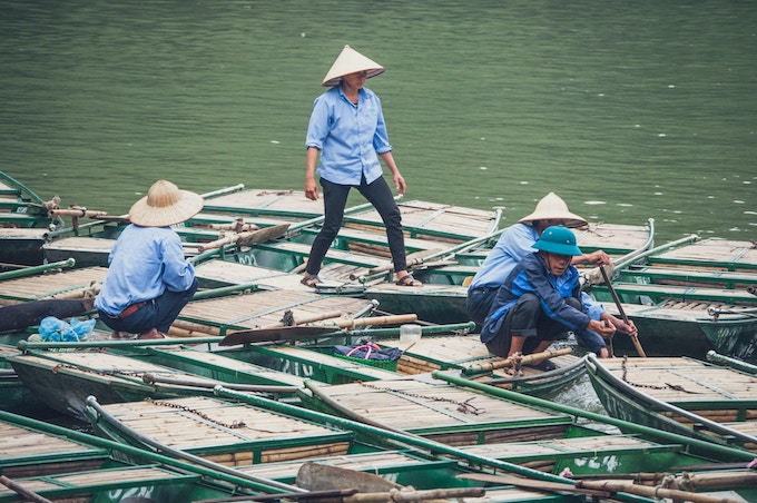 Fishermen in Vietnam
