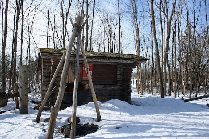 A traditional sugar shack in the wye marsh, Ontario