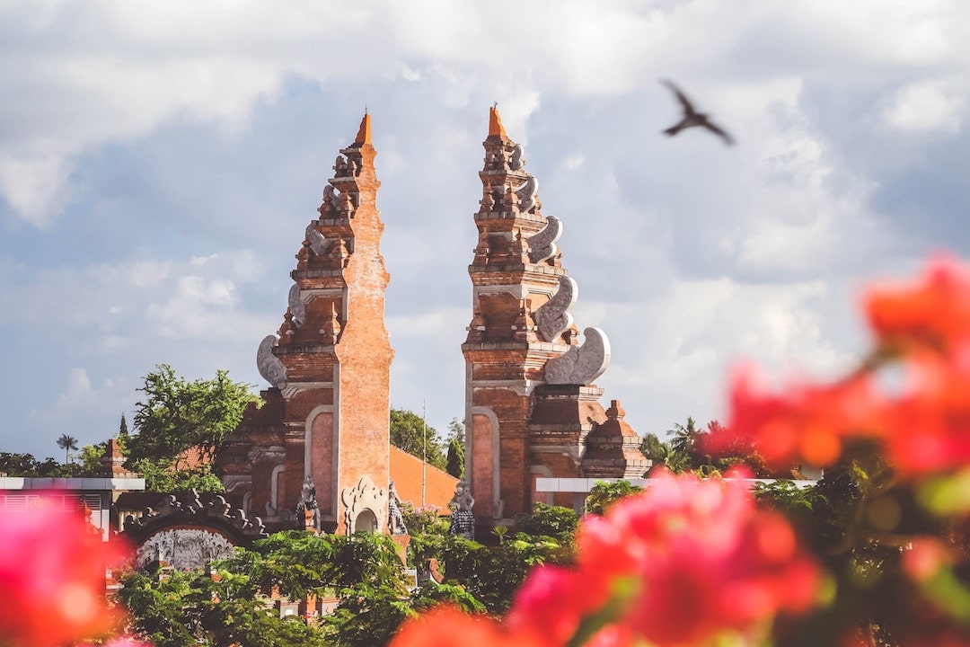 a temple in Bali, Indonesia