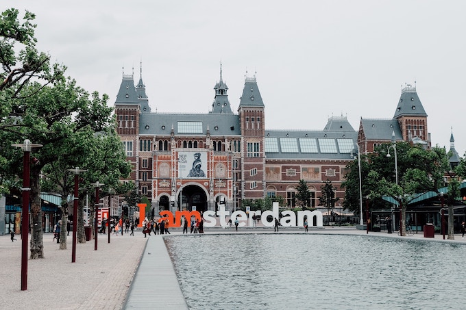 the 'I Amsterdam' sign in Amsterdam