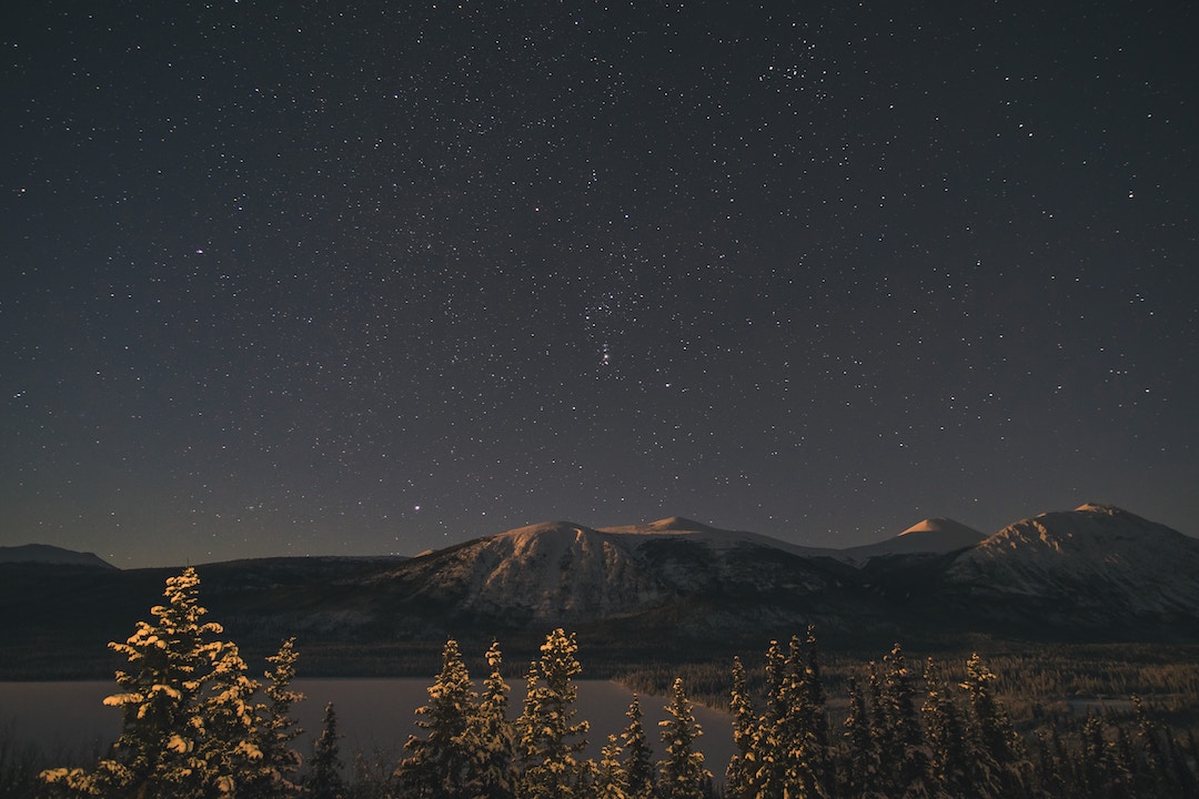 The Yukon at night