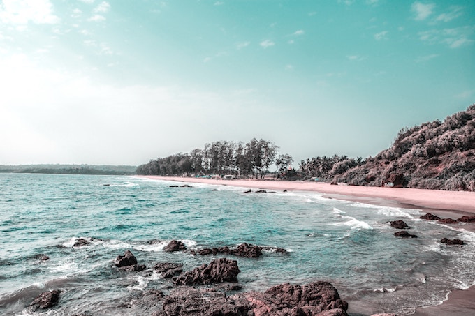A beach in Goa, India