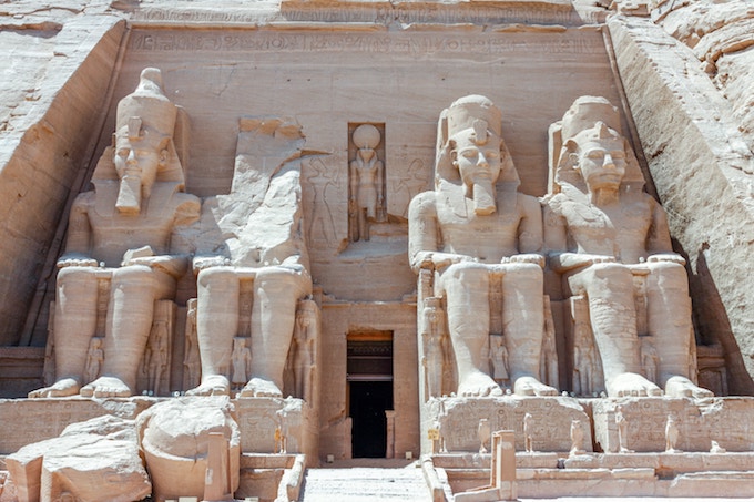A temple in Egypt