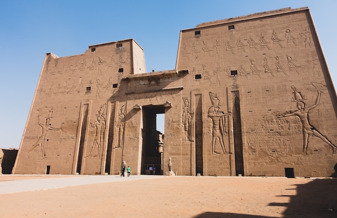 A temple in Luxor, Egypt