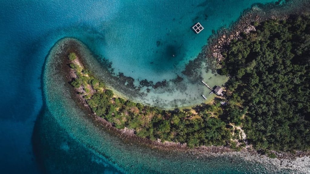 Aerial view of Koh Kood, Thailand